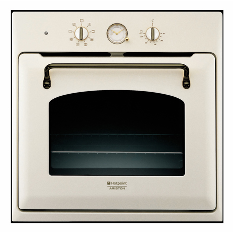Cuptor incorporabil Hotpoint Ariston Traditional FT 850.1 (OW) /HA S, Multifunctional, 56 l, 7 programe, Timer analogic, Old White